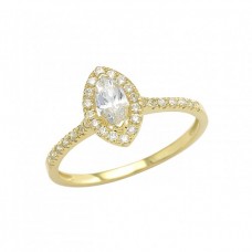 Δαχτυλίδι Χρυσό 14K (RI448 - SR108)